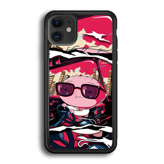 Family Guy Stewie The Baby Driver iPhone 12 Case