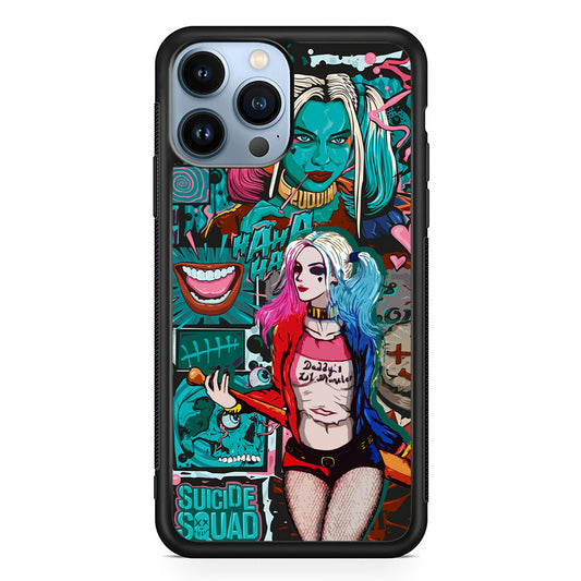 Harley Quinn Smile and Snap iPhone 13 Pro Case