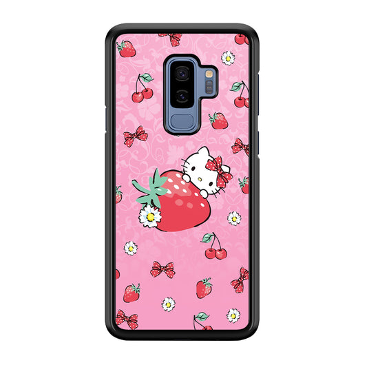 Hello Kitty Giant Red Strawberry Samsung Galaxy S9 Plus Case
