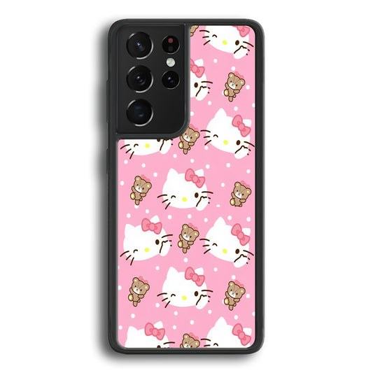 Hello Kitty Kiss and Smile Samsung Galaxy S21 Ultra Case