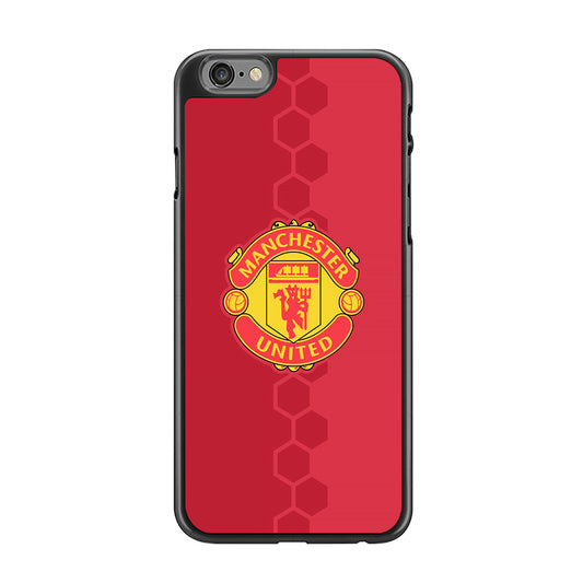 Man. United Red Hexagon and Emblem iPhone 6 Plus | 6s Plus Case