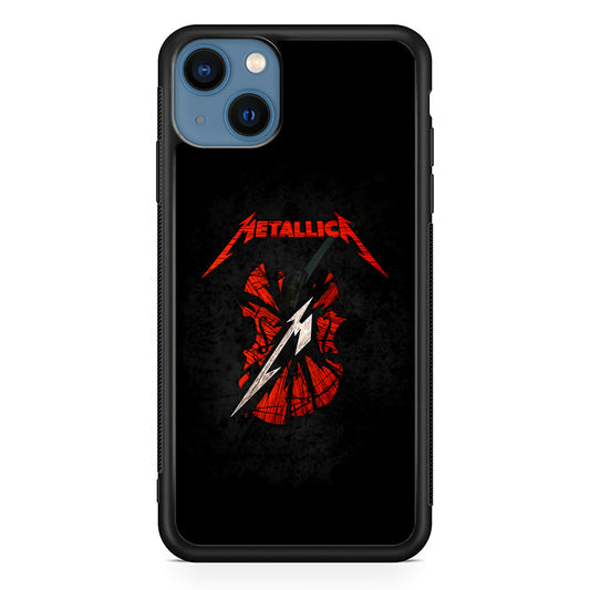 Metallica Red Cracking iPhone 13 Case