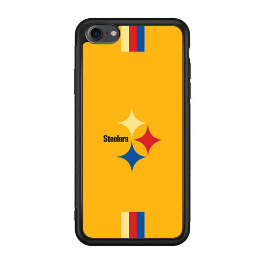 Pittsburgh Steelers Simply on Bold Yellow iPhone 7 Case
