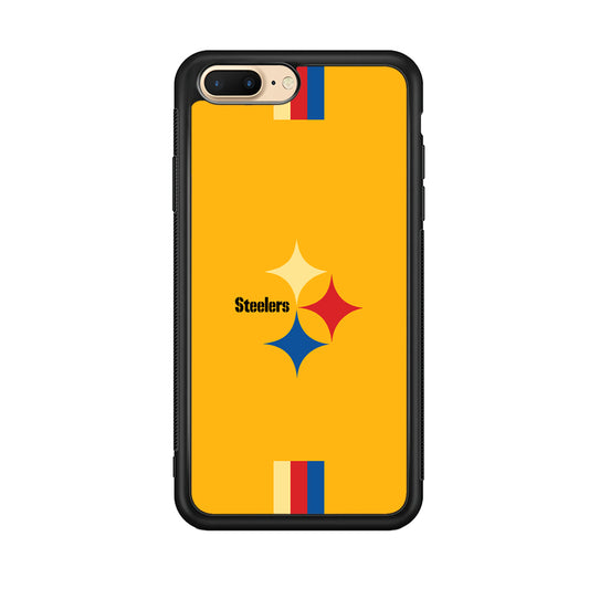 Pittsburgh Steelers Simply on Bold Yellow iPhone 7 Plus Case