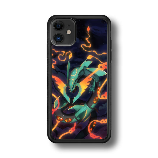 Pokemon Flaming Rayquaza iPhone 11 Case