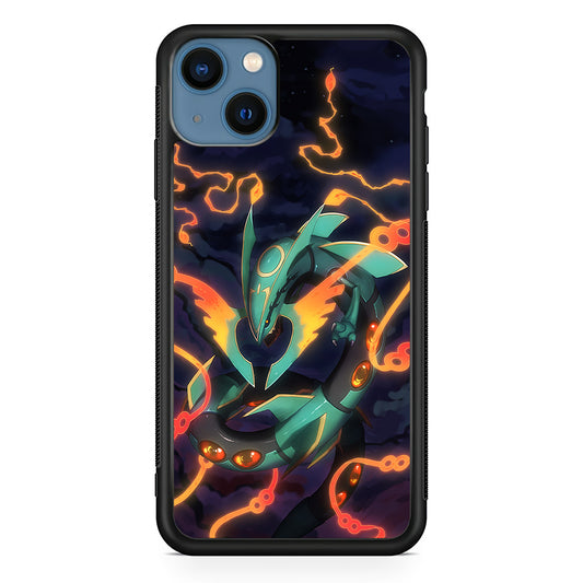 Pokemon Flaming Rayquaza iPhone 13 Case
