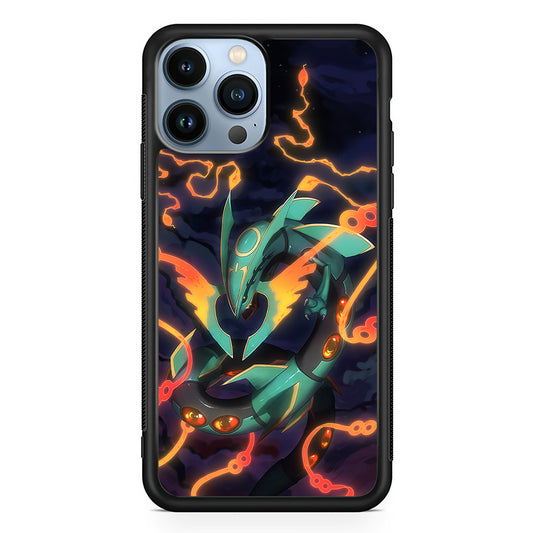 Pokemon Flaming Rayquaza iPhone 13 Pro Case