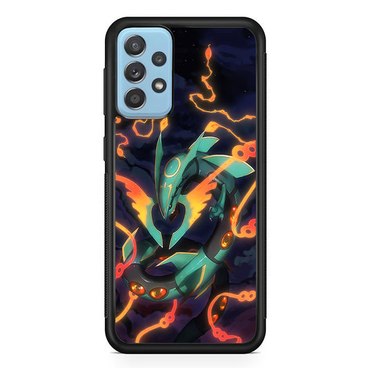 Pokemon Flaming Rayquaza Samsung Galaxy A72 Case