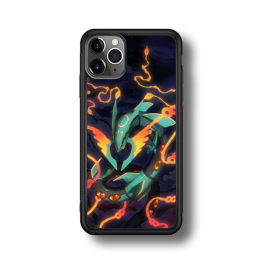 Pokemon Flaming Rayquaza iPhone 11 Pro Max Case
