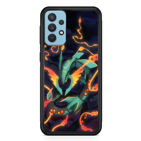 Pokemon Flaming Rayquaza Samsung Galaxy A32 Case