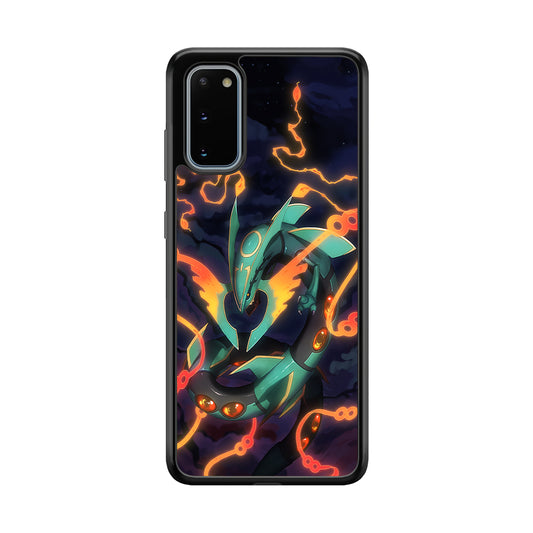 Pokemon Flaming Rayquaza Samsung Galaxy S20 Case