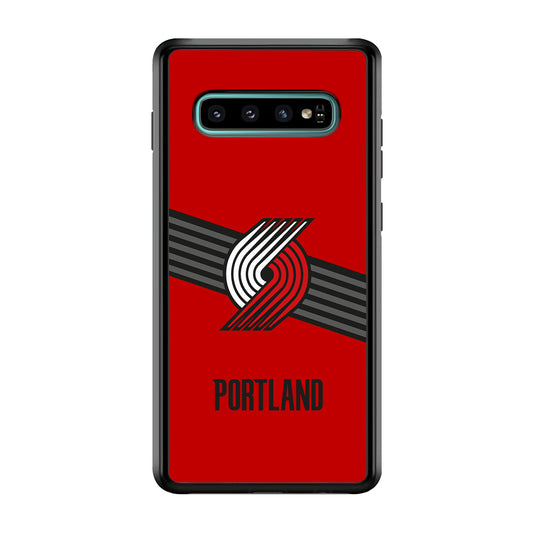 Portland Trail Blazers Part of Red Pride Samsung Galaxy S10 Case