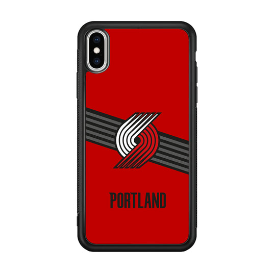 Portland Trail Blazers Part of Red Pride iPhone Xs Case