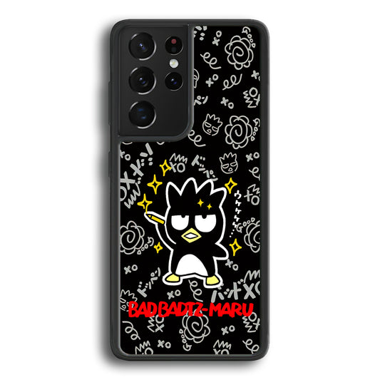 Badtz Maru Sanrio Black Samsung Galaxy S21 Ultra Case