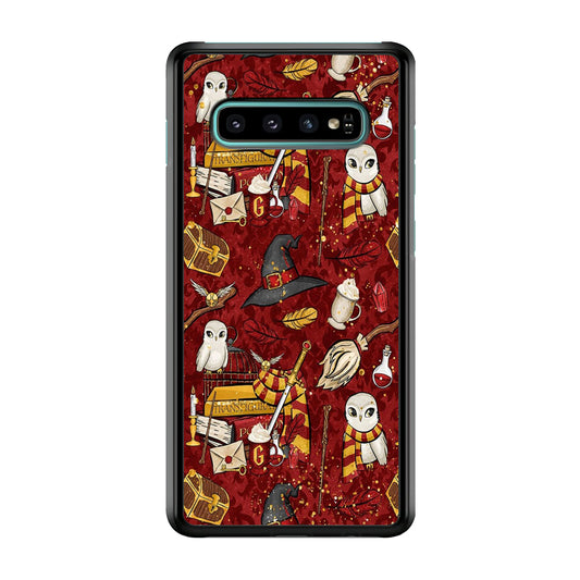Collage Harry Potter Red Magic Tools Samsung Galaxy S10 Case