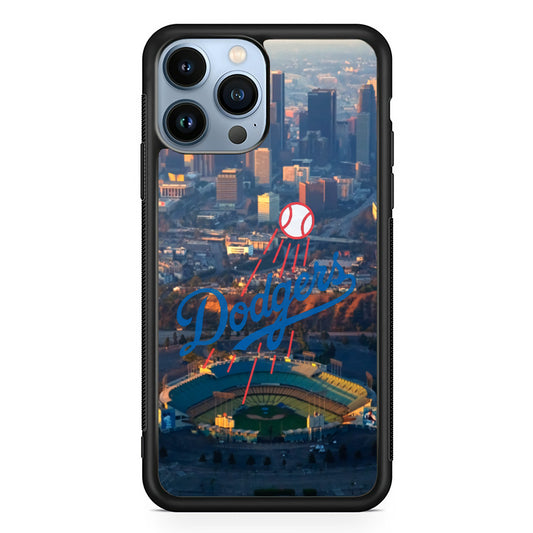 LA Dodgers Landscape of Stadium iPhone 13 Pro Max Case