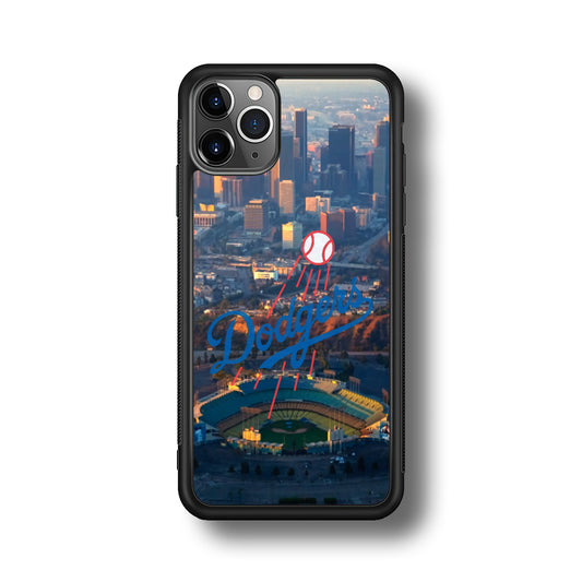 LA Dodgers Landscape of Stadium iPhone 11 Pro Case