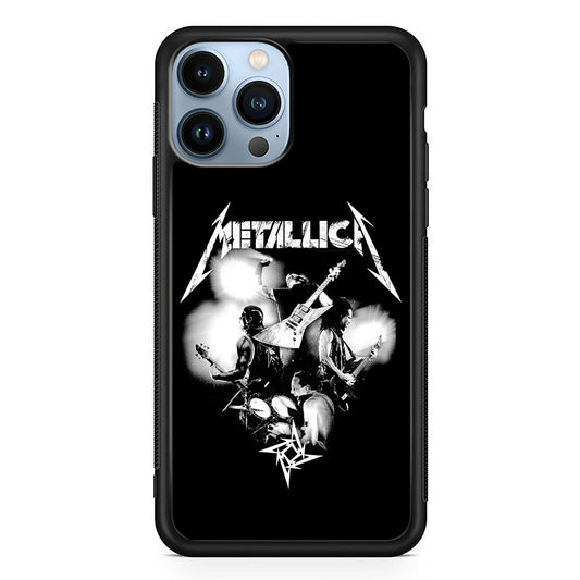 Metallica Band Black White iPhone 13 Pro Max Case