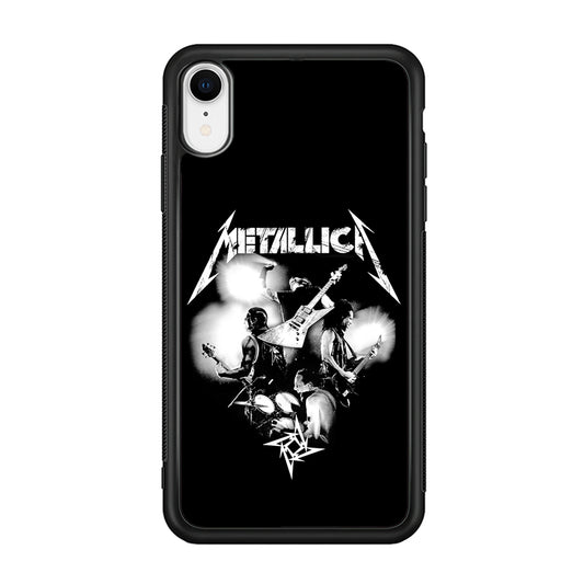 Metallica Band Black White iPhone XR Case