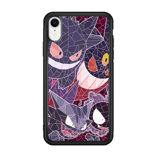 Pokemon Gengar Glass Art iPhone XR Case
