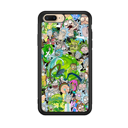 Rick and Morty Run From Toxic Day iPhone 8 Plus Case