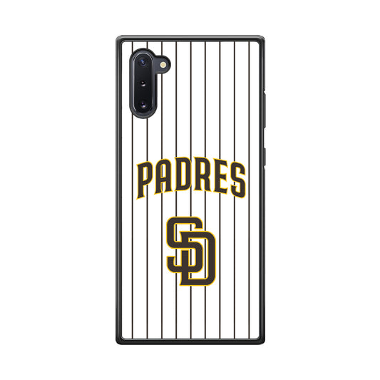 San Diego Padres Line of Excelent Samsung Galaxy Note 10 Case