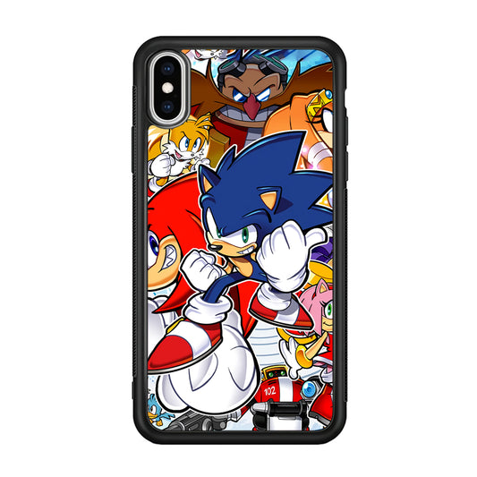 Sonic Let's Run iPhone X Case