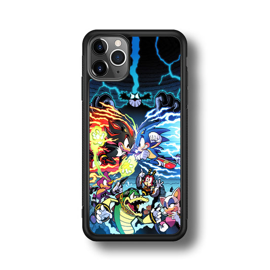 Sonic The Hedgehog Brother Battle iPhone 11 Pro Case