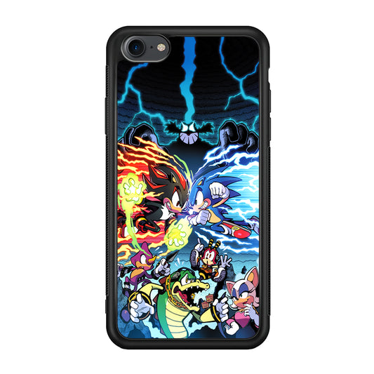 Sonic The Hedgehog Brother Battle iPhone 8 Case